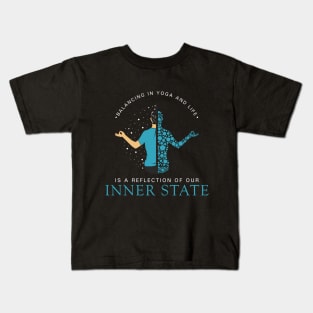 Yoga for Mind and Soul Kids T-Shirt